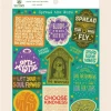 Soul Flower Spread The Word Kindness Inspiration Sticker Sheet