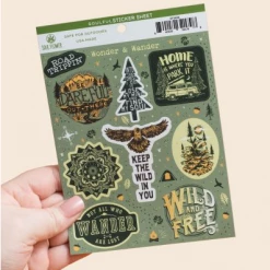 Soul Flower Wonder & Wander, Wild & Free Sticker Sheet
