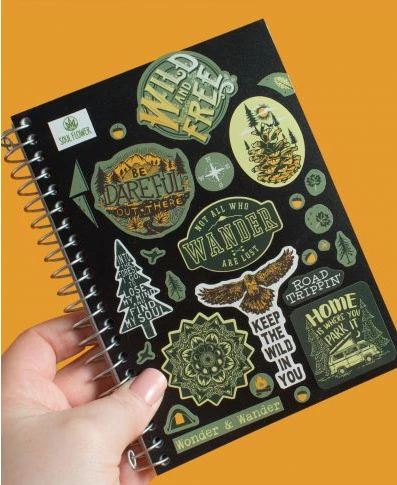 Soul Flower Wonder & Wander, Wild & Free Sticker Sheet 5 Soul Flower Wonder & Wander, Wild & Free Sticker Sheet