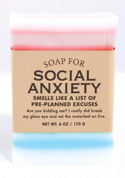 Whiskey River Soap Co Soap For Social Anxiety ~ Smells Like A List Of Pre-planned Excuses 3 Whiskey River Soap Co Soap For Social Anxiety ~ Smells Like A List Of Pre-planned Excuses