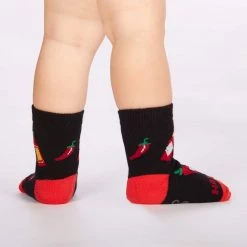 Sock It To Me Socks! Socks! Socks! Mild Sauce Toddler Crew Socks