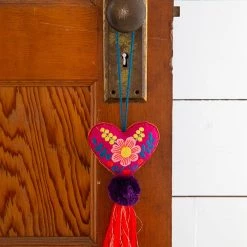 Natural Life Do What You Love Embroidered And Tassel Tie-On