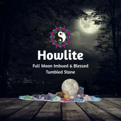 Dave & Shannon Joy Alchemy Collection Full Moon Blessed Howlite ~ A Joy Alchemy Gift