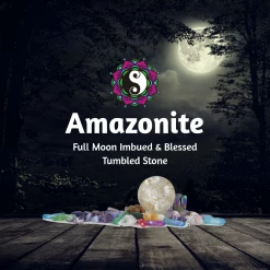 Dave & Shannon Full Moon Blessed Amazonite ~ A Joy Alchemy Gift