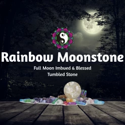 Dave & Shannon Joy Alchemy Collection Full Moon Blessed Rainbow Moonstone ~ A Joy Alchemy Gift