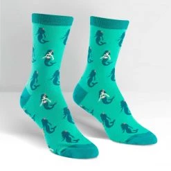 Sock It To Me Socks! Socks! Socks! Princess Of The Sea Mermaid Women's Crew Socks