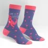 Sock It To Me Love Is Fierce T-Rex Women's Crew Socks Socks! Socks! Socks!