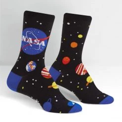 Sock It To Me Socks! Socks! Socks! NASA Solar System Women's Crew Socks