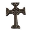 Discontinued Celtic Cross Of Faith ~ Pure Bronze Finish ~ Irish Plaque ~ Wild Goose Studio Sale!