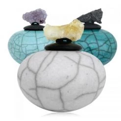 Sunnyside Gifts Sales 24 Raku Potteryworks Crystal Dream Jar From Raku Pottery New Arrivals!