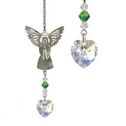 Woodstock Chimes August ~ Birthstone Angel Crystal Suncatcher