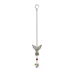Woodstock Chimes July ~ Birthstone Angel Crystal Suncatcher