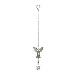 Woodstock Chimes Angel Gifts June ~ Birthstone Angel Crystal Suncatcher