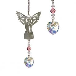 Woodstock Chimes October ~ Birthstone Angel Crystal Suncatcher Angel Gifts