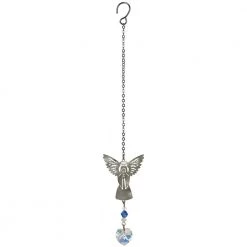 Woodstock Chimes September ~ Birthstone Angel Crystal Suncatcher Angel Gifts