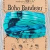 Natural Life Turquoise & Blue Tie-Dye Boho Bandeau