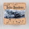 Natural Life White & Black Tie-Dye Half Boho Bandeau