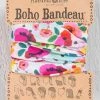 Natural Life Pink Floral Polka Dot Boho Bandeau