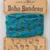Natural Life Turquoise Daisies Boho Bandeau