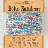Natural Life Grey Flower Stamp Boho Bandeau