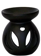 Kheops International Fragrance Oils & Diffusers Black Ceramic Oil Burner