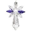 Woodstock Chimes Angel Gifts Amethyst ~ Crystal Guardian Angel Suncatcher