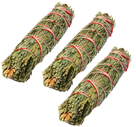 New Age Imports Smudging Tools & Accessories Cedar Smudge Sage Bundle (4” Length) 3 New Age Imports Smudging Tools & Accessories Cedar Smudge Sage Bundle (4” Length)