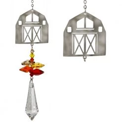 Woodstock Chimes Country Barn ~ Crystal Fantasy Suncatcher