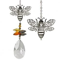 Woodstock Chimes Bee ~ Crystal Fantasy Suncatcher