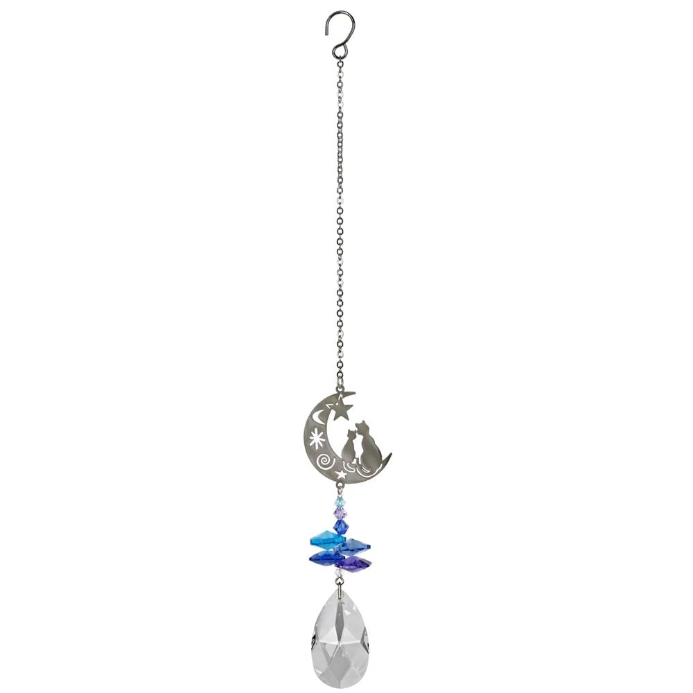 Woodstock Chimes Moon Cats ~ Crystal Fantasy Suncatcher 4 Woodstock Chimes Moon Cats ~ Crystal Fantasy Suncatcher
