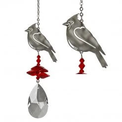 Woodstock Chimes Cardinal ~ Crystal Fantasy Suncatcher
