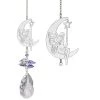 Woodstock Chimes Prisms & Hanging Crystals Moon Fairy ~ Crystal Fantasy Suncatcher