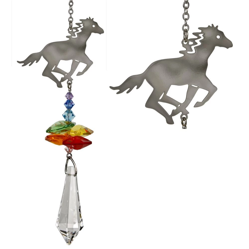 Woodstock Chimes Horse ~ Crystal Fantasy Suncatcher 5 Woodstock Chimes Horse ~ Crystal Fantasy Suncatcher