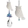 Woodstock Chimes Prisms & Hanging Crystals Wise Owl ~ Crystal Fantasy Suncatcher