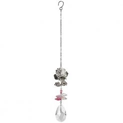 Woodstock Chimes Beautiful Rose ~ Crystal Fantasy Suncatcher