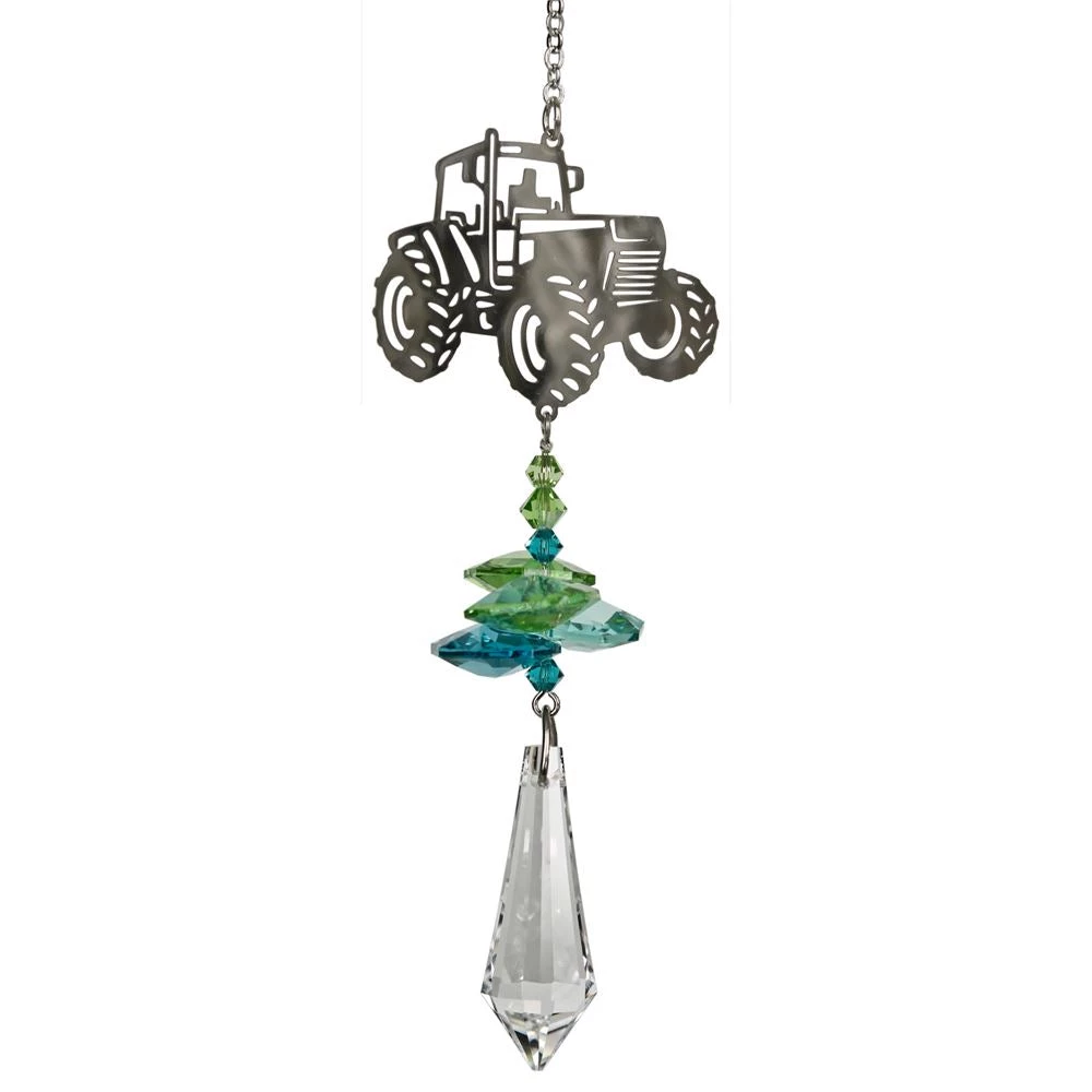 Woodstock Chimes Farm Tractor ~ Crystal Fantasy Suncatcher Prisms & Hanging Crystals 4 Woodstock Chimes Farm Tractor ~ Crystal Fantasy Suncatcher Prisms & Hanging Crystals