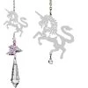 Woodstock Chimes Graceful Unicorn ~ Crystal Fantasy Suncatcher Unicorns