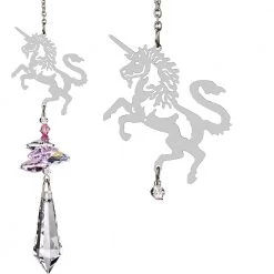 Woodstock Chimes Graceful Unicorn ~ Crystal Fantasy Suncatcher Unicorns