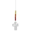 Woodstock Chimes Sunrise Crystal Cross Suncatcher