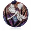 Raku Potteryworks New Arrivals! Dragonfly Medallion Ornament From Raku Pottery