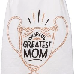 Primitives By Kathy Sale! World's Greatest Mom Dish Towel