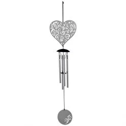 Woodstock Chimes New Arrivals! Heart Flourish Wind Chime ~ Woodstock Wind Chimes