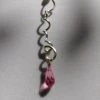 Dawn Welburn - Consignment Local Artisan Handmade Gifts Freeform Silver With Pink Crystal Necklace