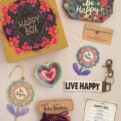 Natural Life Floral Mustard Happy Box