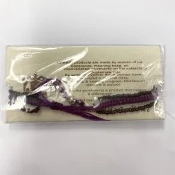 UPAVIM Crafts Tree Medallion 3-Strand Beaded Bracelet Handcrafted In Guatemala