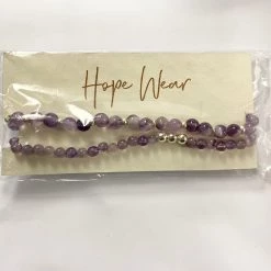 UPAVIM Crafts Double Strand Beaded Bracelet With Tassel Handcrafted In Guatemala