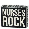 Primitives By Kathy Nurses Rock Box Sign Box Signs