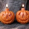 Sunbeam Candles Sale! Two-Faced Jack-o-Lantern Beeswax Candle