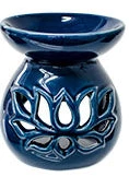 Kheops International Blue Lotus Ceramic Oil Burner Fragrance Oils & Diffusers