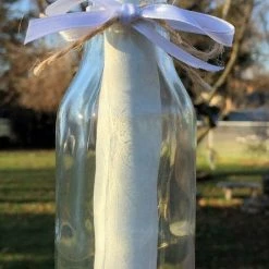 Dave & Shannon Message In A Bottle (6.5") Handmade Customizable Gift Local Artisan Handmade Gifts